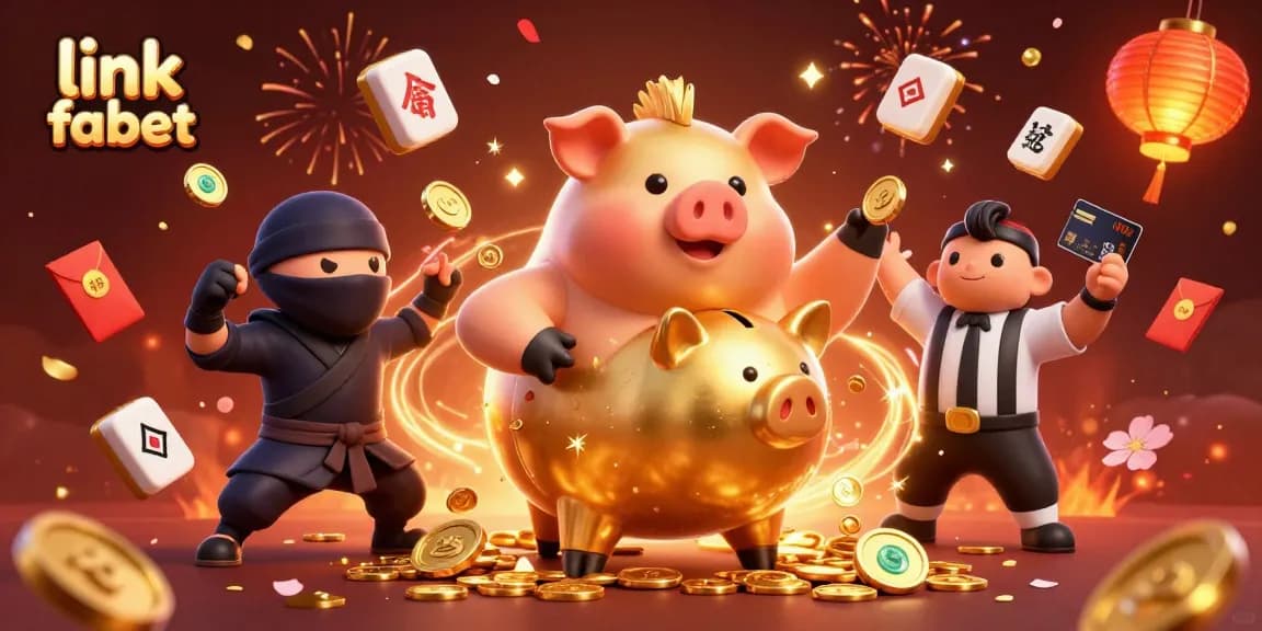 Experience the thrill of gaming with link fabet showcasing dynamic characters and festive elements.
