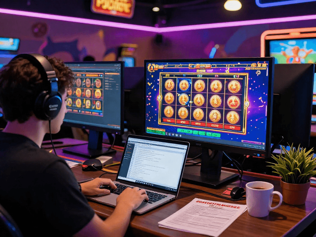Pengalaman slot deposit 1000 dengan permainan slot online yang memikat di lingkungan kasino digital.