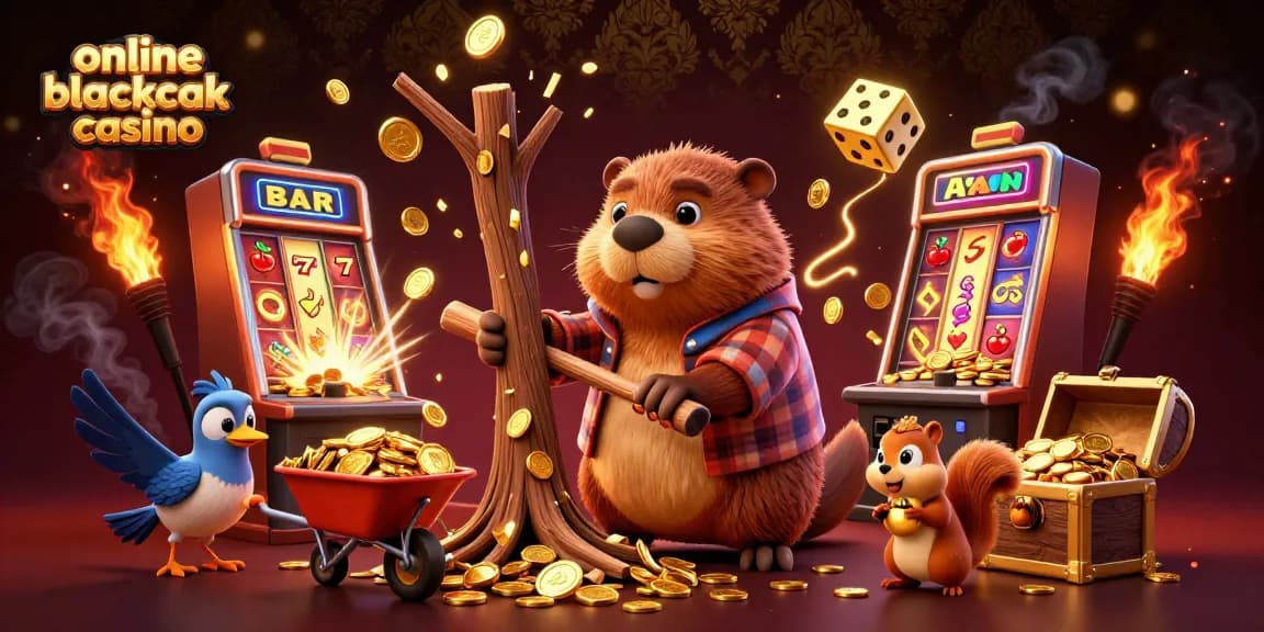 Engage with the thrilling online blackjack casino experience featuring cartoon characters in an exciting gold overflow