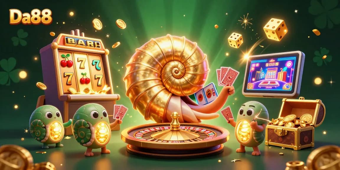 Experience the thrill of Da88 with vibrant characters and spectacular casino elements.