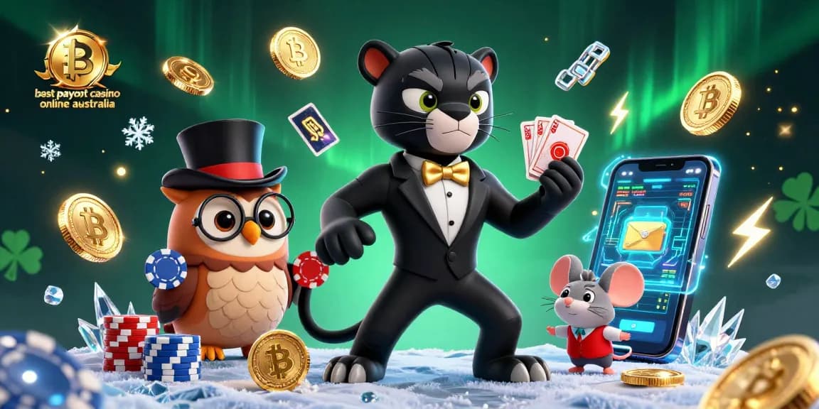 Experience the charm of the best payout casino online Australia with engaging casino characters.