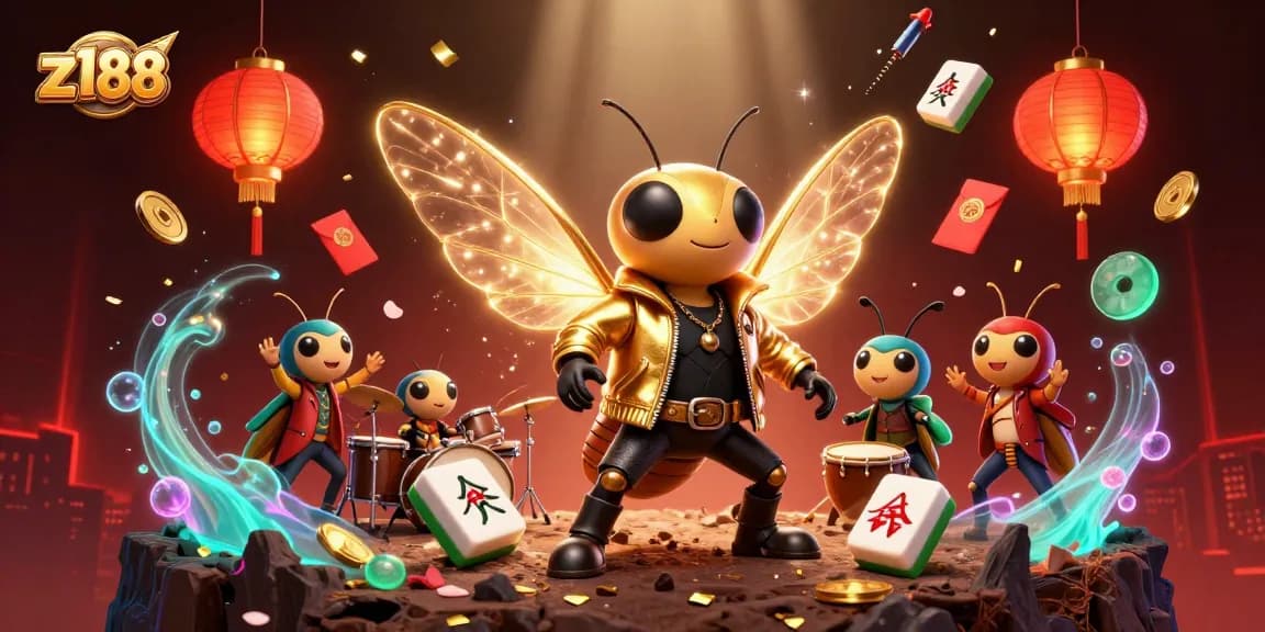 Experience thrilling gameplay at z188 with vibrant characters and dynamic casino elements.