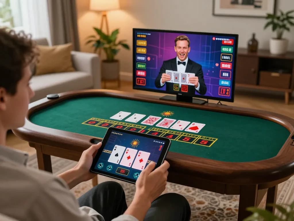 Engaging gameplay with 79sodoe online casino app, player strategizing during blackjack