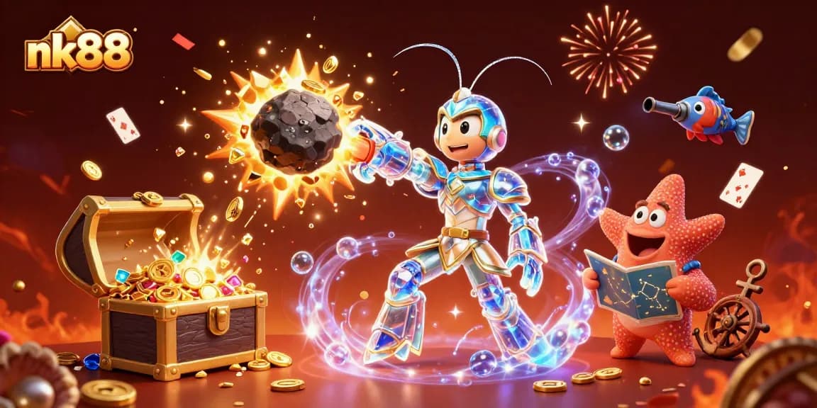 Engage in thrilling games with nk88's dynamic gambling scene filled with excitement and rewards.