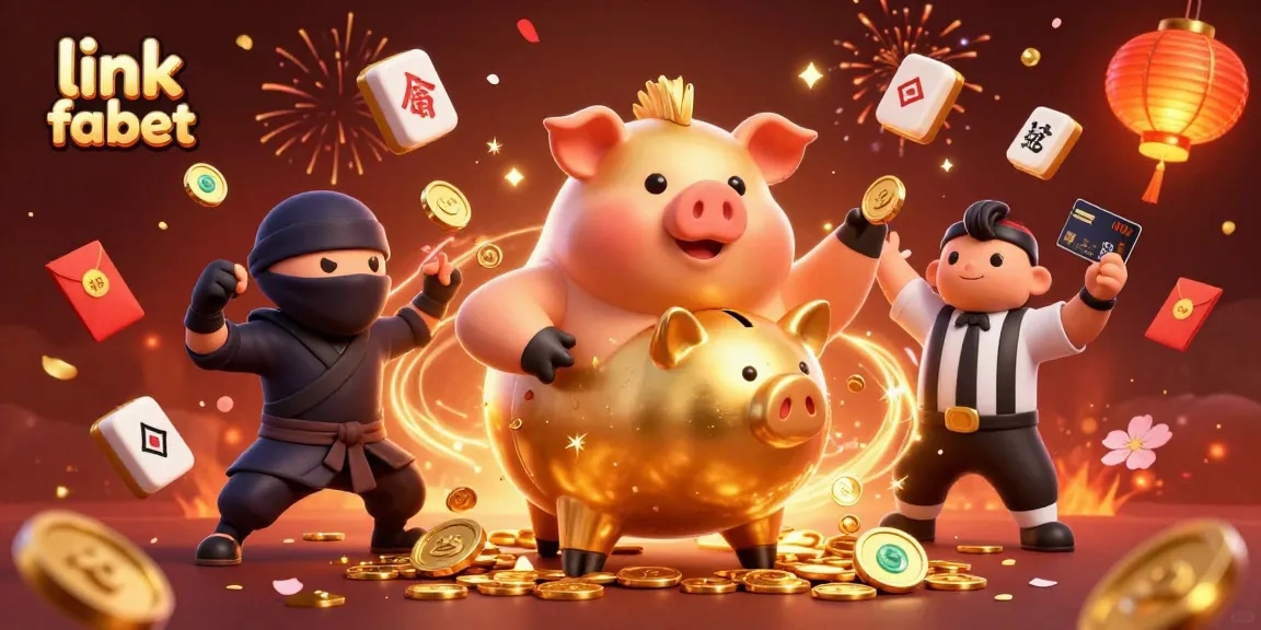 Experience the thrill of gaming with link fabet showcasing dynamic characters and festive elements.