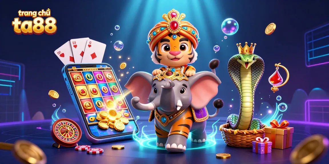 Experience excitement on trang chủ ta88 as a majestic maharaja tiger and elephant showcase thrilling games.