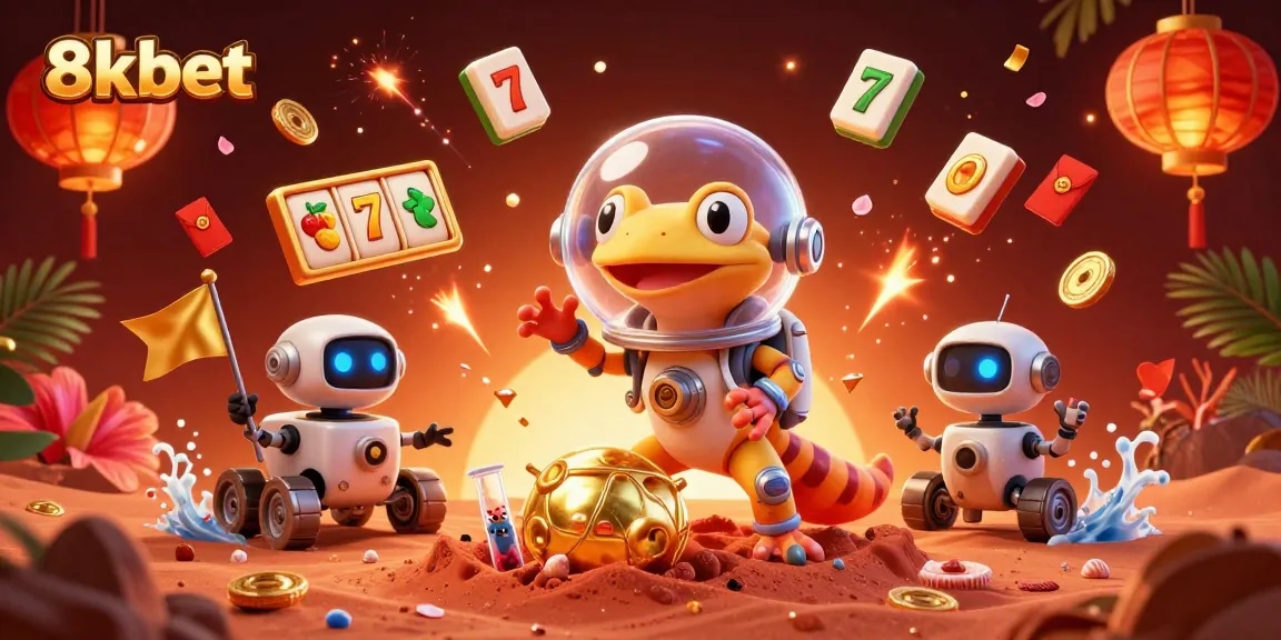 Bet big and win with 8xbet in this vibrant 3D casino adventure.