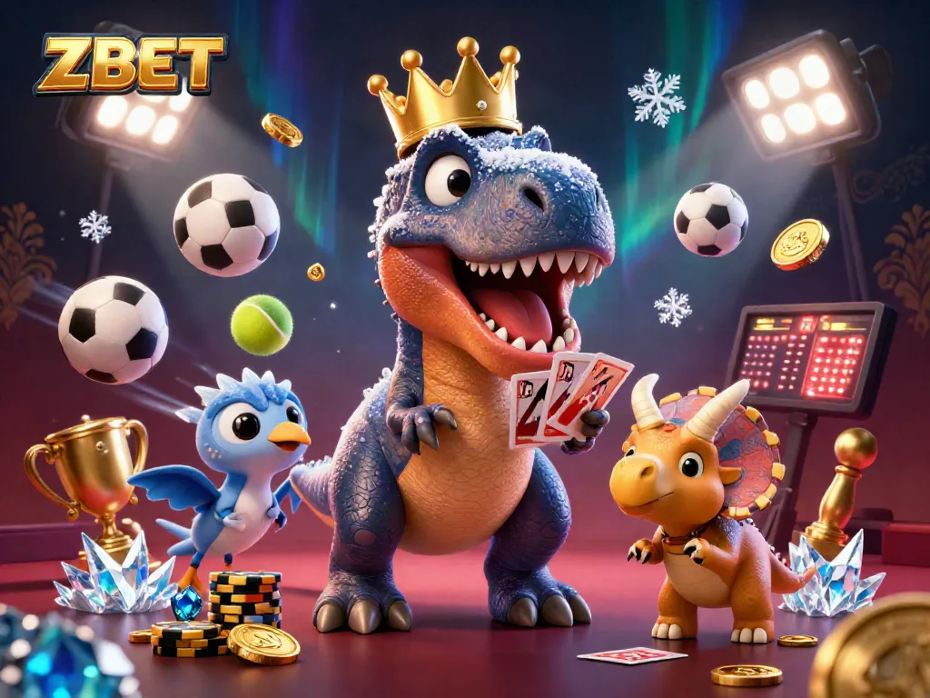 ZBET invites players to enjoy a vibrant, action-packed digital casino experience with animated characters and gaming elements.