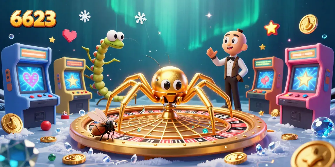 Engage in thrilling bets at 6623 with the roulette wheel in this vibrant casino scene.