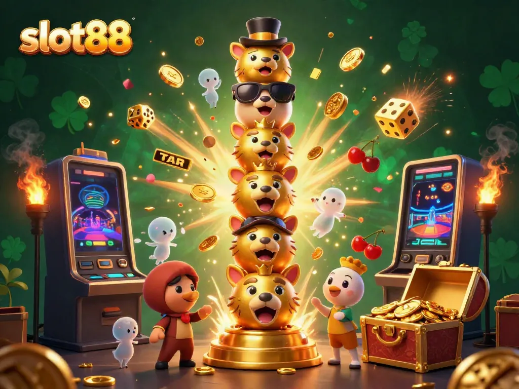 Experience thrilling wins with the slot88 totem and jackpot symbols in stunning 3D.
