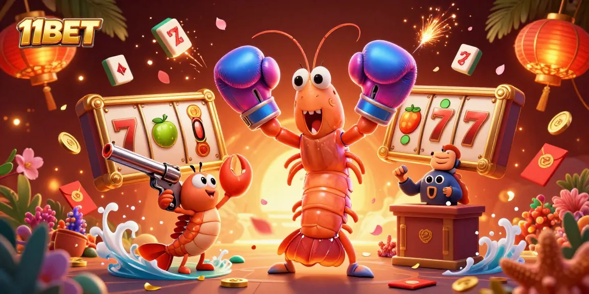 Engage with thrilling slots action at 11BET featuring colorful characters and dynamic game elements.